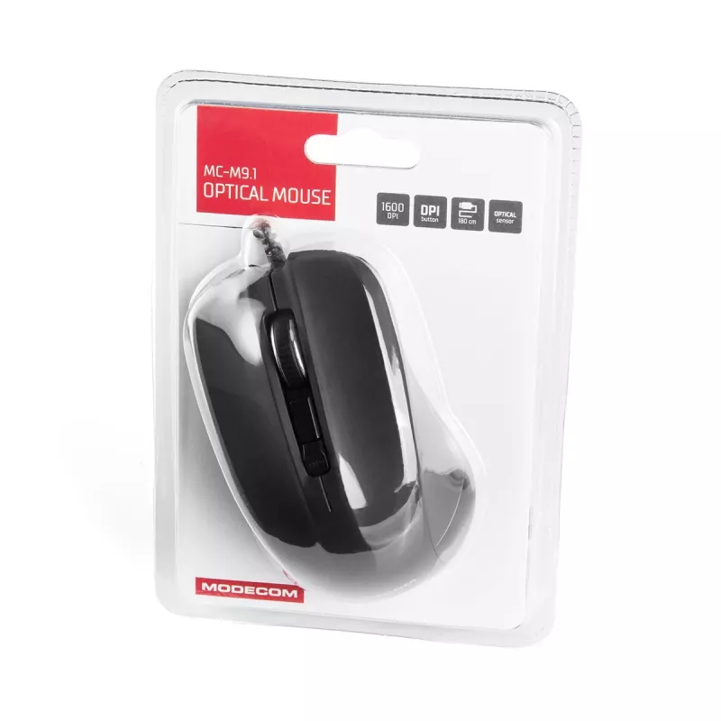 Hiiri Modecom MC-M9.1 USB Type-A optinen oikeakätinen