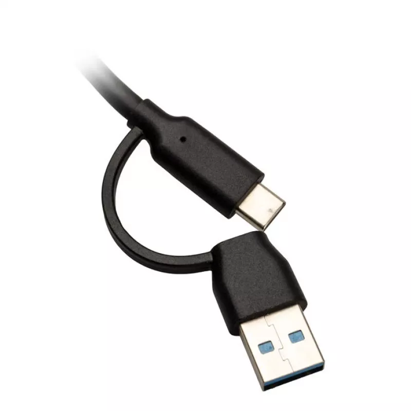 Nitro Concepts UH1, 10-porttinen hybridi-USB-keskitin, USB 3.2