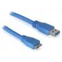 DeLOCK Micro-USB 3.0 -kaapeli 1 m, USB A, 5 Gbit/s, sininen