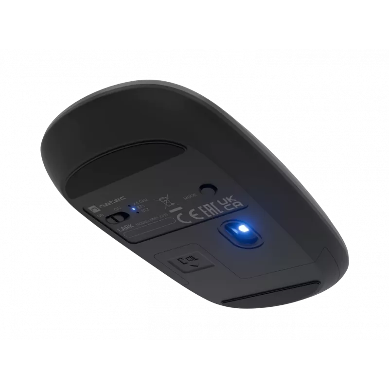 Natec hiiri | Lark | langaton | 2,4 GHz, Bluetooth | antrasiitti
