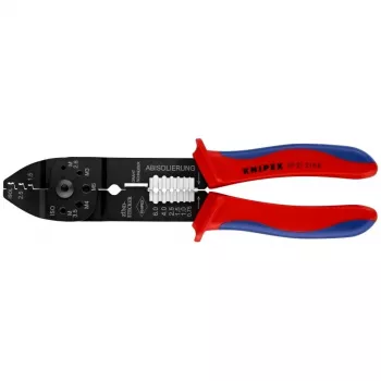 Knipex 97 21 215 B puristustyökalu musta, sininen, punainen