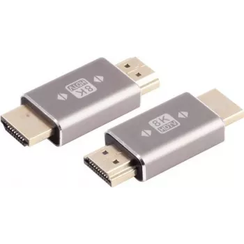 HDMI-A-adapteri ShiverPeaks 10-01055 8K metalli, HDMI Full-Size - HDMI Full-Size