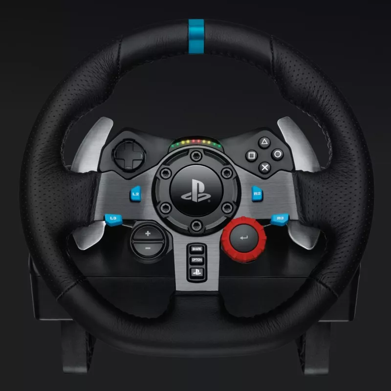 Logitech G G29 -ratti + polkimet PlayStation 3, PlayStation 4 analoginen USB 2.0 musta