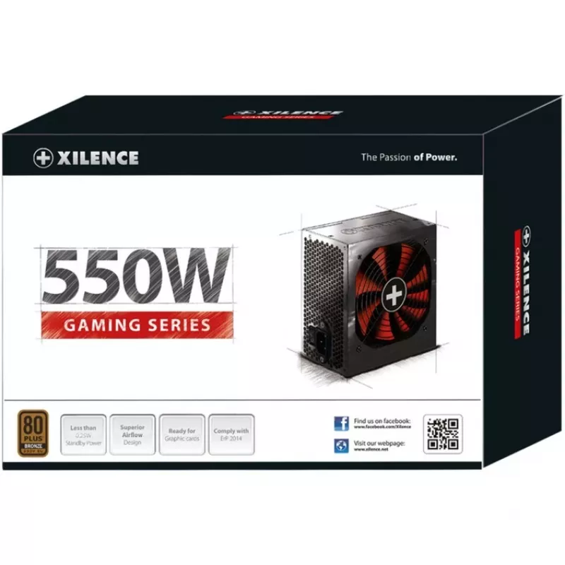 Virtalähde Xilence Performance A+ XN215 550 W