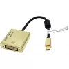 Videokaapeliadapteri ROLINE 12.03.3176 Mini DisplayPort - DVI-D 0,1 m