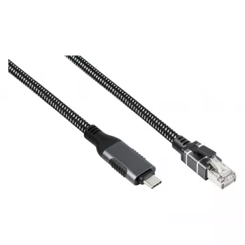 Good Connections Ethernet-kaapeli USB-C RJ45, antrasiitti, 1,0 m