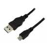 LogiLink USB 2.0 liitäntäkaapeli, 1,8 m, musta USB-A uros - USB-B Micro uros, USB 2.0 -yhteensopiva (CU0034)