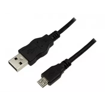LogiLink USB 2.0 liitäntäkaapeli, 1,8 m, musta USB-A uros - USB-B Micro uros, USB 2.0 -yhteensopiva (CU0034)