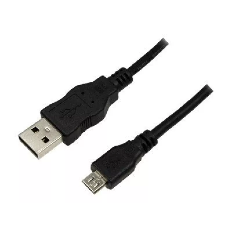 LogiLink USB 2.0 liitäntäkaapeli, 1,8 m, musta USB-A uros - USB-B Micro uros, USB 2.0 -yhteensopiva (CU0034)