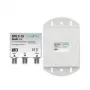 axing SPU 21-02 - kaapeliyhdistin - 47 - 2200 MHz - harmaa - hopea - 120 mm - 30 mm - 70 mm