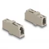 DeLOCK kuituliitin LC simplex -liitin LC simplex -liittimeen OM1/OM2 beige