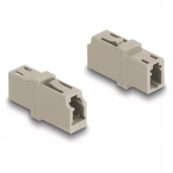 DeLOCK kuituliitin LC simplex -liitin LC simplex -liittimeen OM1/OM2 beige