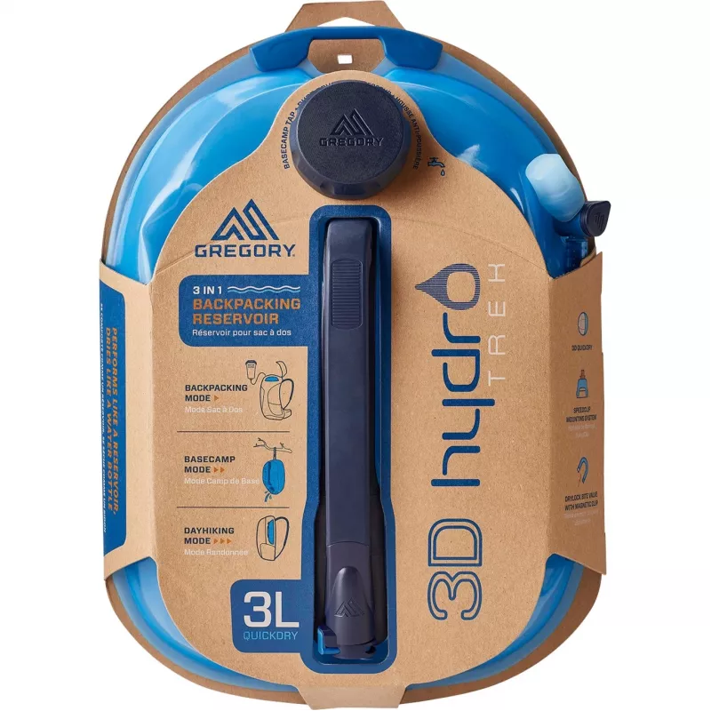 Juomarakko 3D Hydro Trek 3L, juomapullo Light Blue, 3 litraa