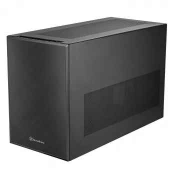 SilverStone SST-SG17B Micro-ATX / Mini-ITX-kotelo - musta