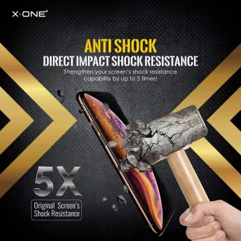 Shock Eliminator X-ONE kotelo iPhone 7 — musta, kestävä kevyt suojakotelo