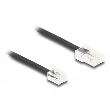 DeLOCK puhelinkaapeli RJ45-pistoke - RJ11-pistoke musta 3 m