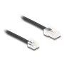 DeLOCK puhelinkaapeli RJ45-pistoke - RJ11-pistoke musta 3 m