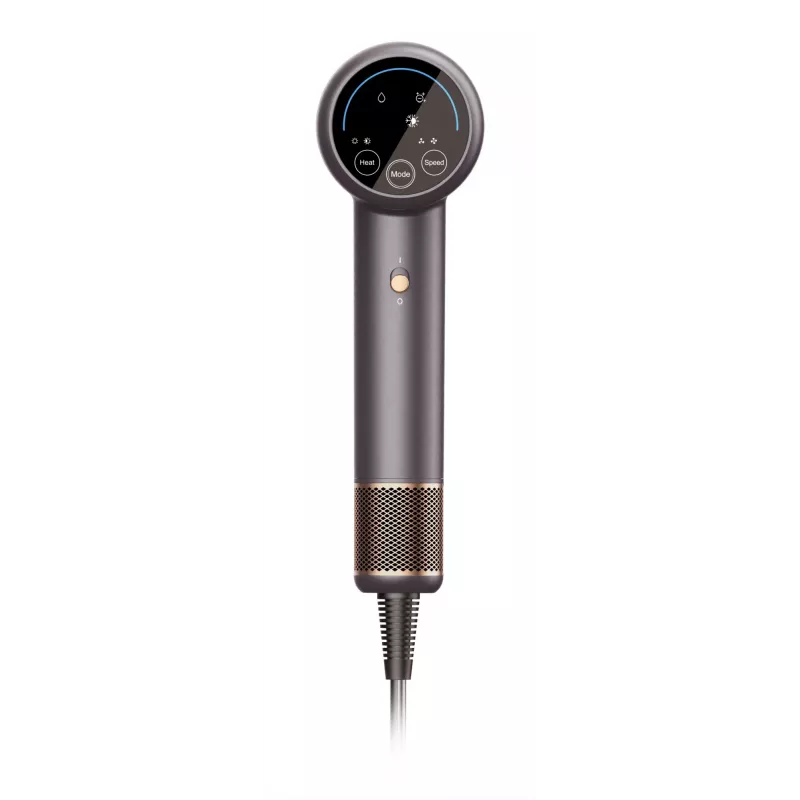 Hiustenkuivaaja Jimmy F8 1600 W, 3 lämpötila-asetusta, ionitoiminto, diffuusorisuutin, harmaa