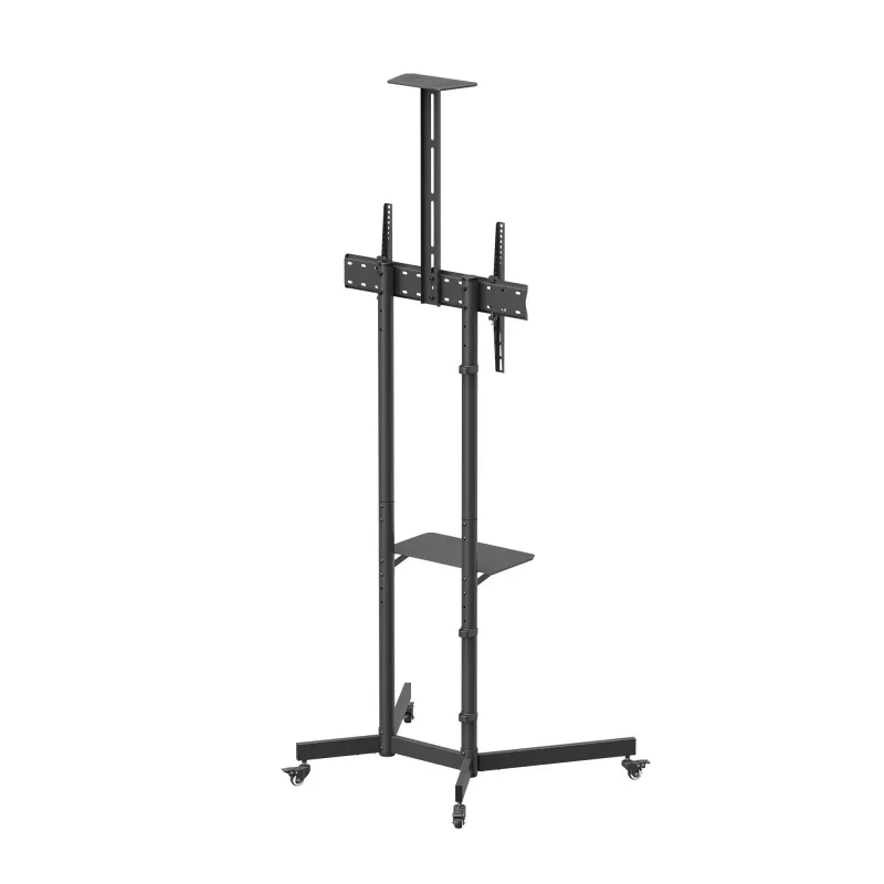 SBOX seinäteline FS-401-2 37–70 tuuman näytöille, kantavuus 45 kg, levy 600×400 mm