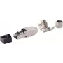 ShiverPeaks 08-51003 Cat 6A työkaluton RJ45-pistoke, kulmikas, STP