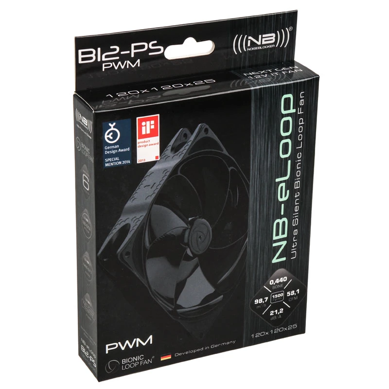 Tuuletin Noiseblocker B12-PS-BL