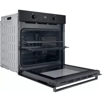 INDESIT-uuni | IO K55C B | 71 L | sähkö | katalyyttinen | elektroninen | korkeus 59,5 cm | leveys 59,5 cm | musta