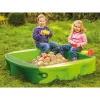 Hiekkalaatikko Simba-Dickie BIG 800056733, muovi, 1380×1380 mm, integroidut istuimet, vihreä