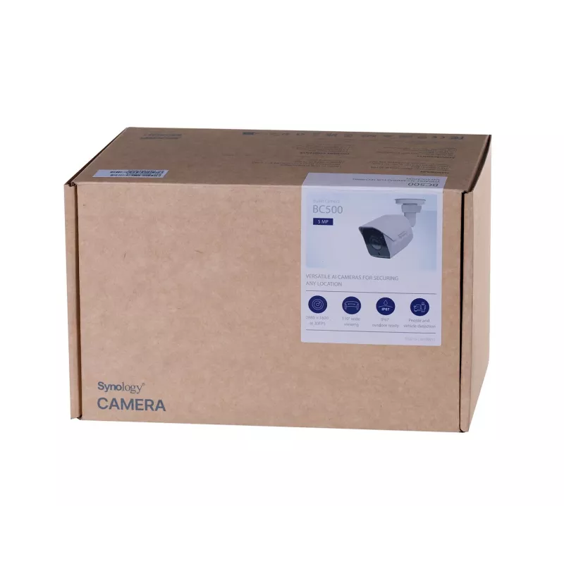 Synology BC500 turvakamera Bullet IP-valvontakamera sisä- & ulkokäyttöön 2880 x 1620 pikseliä seinä