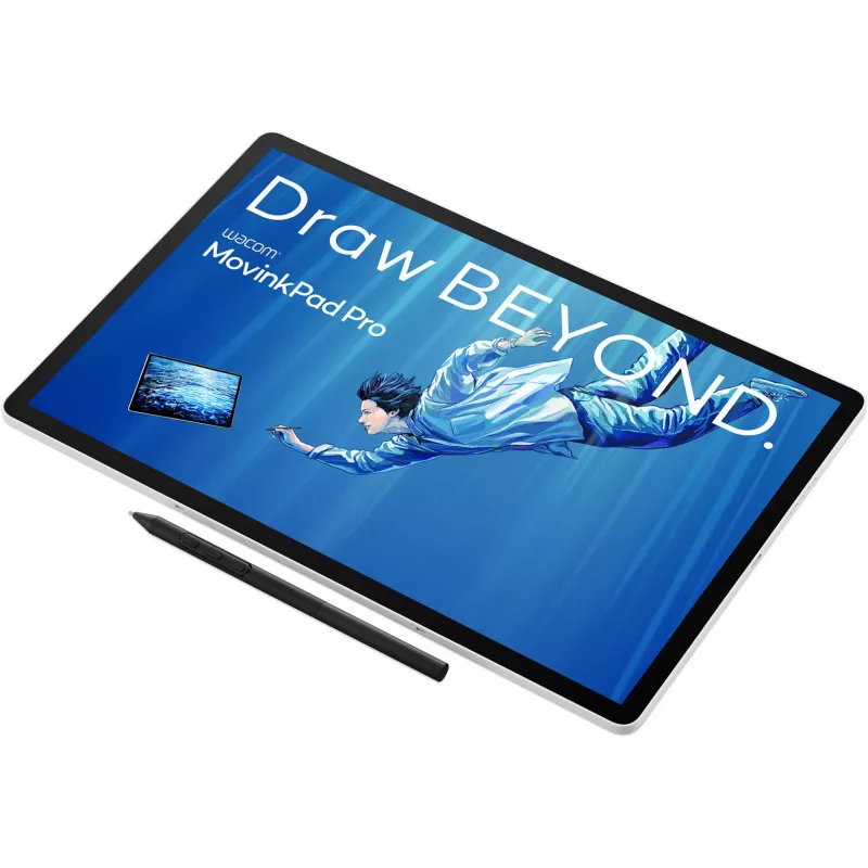 Wacom MovinkPad Pro 14, johdollinen ja johdoton, 5080 lpi, 302 x 189 mm, USB/Bluetooth, 1 cm, kynä