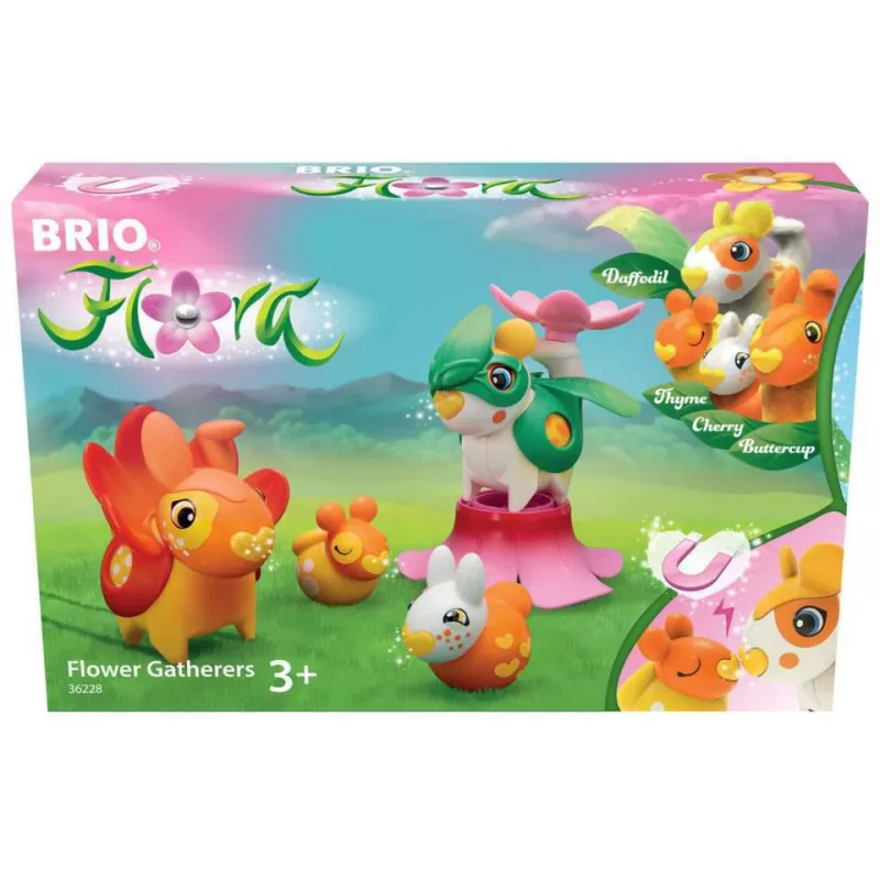 Pelihahmo Ravensburger BRIO Flora – Kukkienpoimija, pelihahmo puisille junaradoille ja pelisarjoille