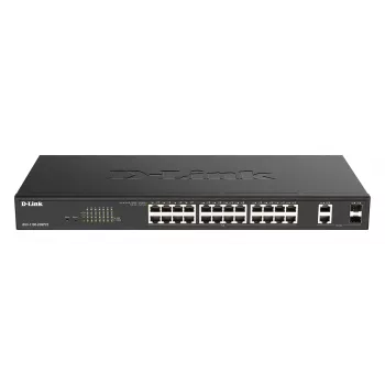 D-Link DGS-1100-26MPV2/E verkkokytkin Managed L2 Gigabit Ethernet (10/100/1000) Power over Ethernet (PoE) musta