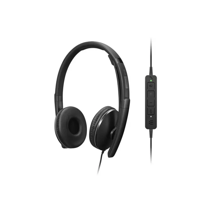 Lenovo 4XD1M45627 kuulokkeet/kuulokemikrofoni johdollinen panta USB Type-C musta