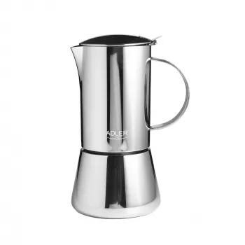 Espressokone Adler AD 4419 — ruostumaton teräskotelo, kompakti koko