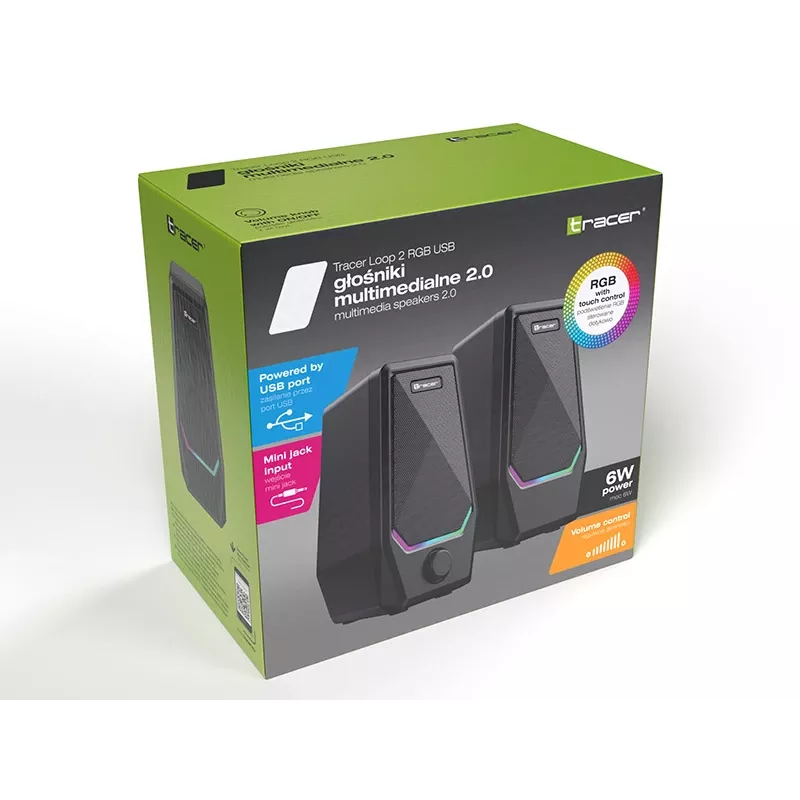 Tracer Loop 2.0 RGB USB-multimediakaiuttimet 2.0, 6 W