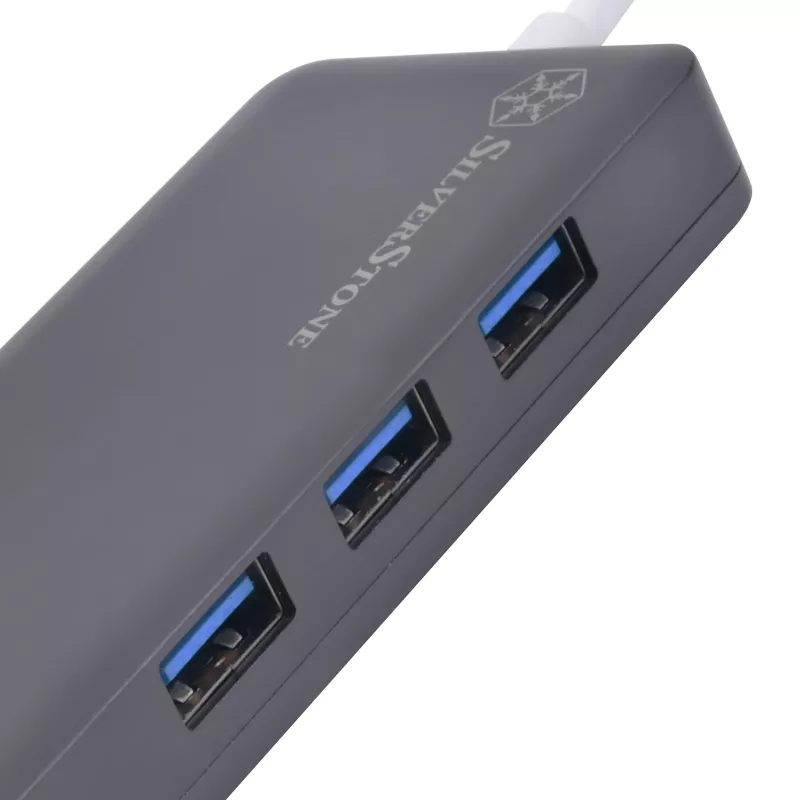 SilverStone SST-EP14C - USB 3.1 Type-C Gen1 HDMI, 3x USB 3.1 Gen 1 Type-A, 1x USB 3.1 Gen 1 Type-C (PD 2.0-lataus) (SST-EP14C)