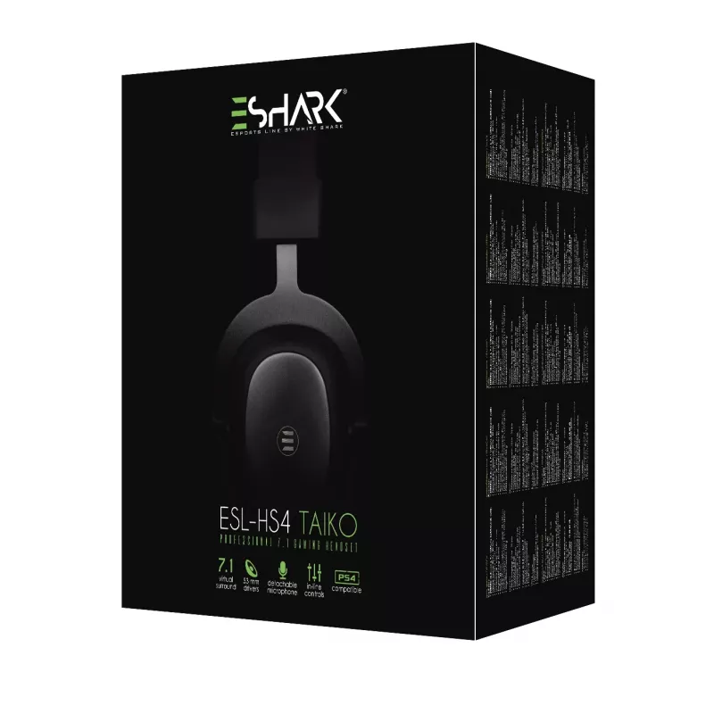 White Shark Premium Line ESL-HS4 -pelikuulokkeet TAIKO