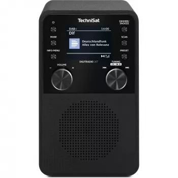 Digitaaliradio TECHNISAT DigitRadio 317 — musta, FM- ja DAB+-vastaanotto