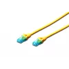 Digitus DK-1512-020/Y Ethernet-patch-kaapeli keltainen