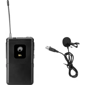 Lavalier-mikrofoni Omnitronic UHF-E sarja 828,6 MHz, ansteckmikrofon, pallokapseli
