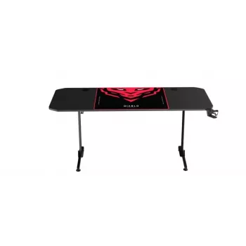 Pöytä DIABLO CHAIRS X-Mate musta suorakaiteen muotoinen hiilikuitu 1600x750x755 mm