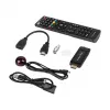 Mini DVB-T2 H.265 HEVC-viritin KRUGER & MATZ KM9998, 470–862 MHz, 1 viritin, HDMI, USB, 720p