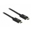 Thunderbolt-kaapeli DeLOCK 84845 1 m 20 Gbit/s musta