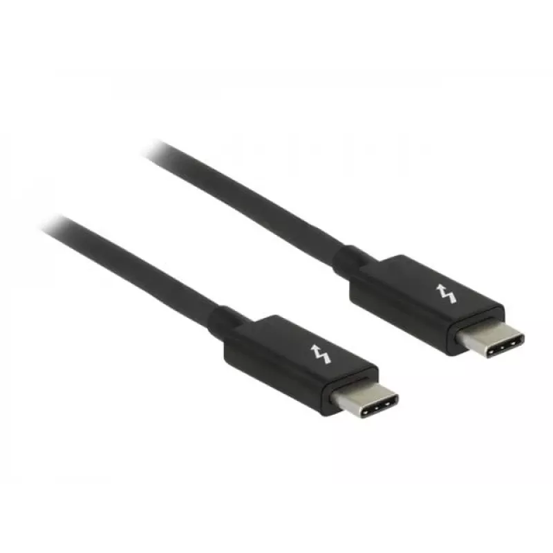 Thunderbolt-kaapeli DeLOCK 84845 1 m 20 Gbit/s musta