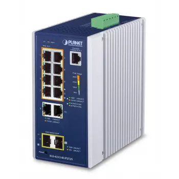Hallittava kytkin PLANET IGS-4215-8UP2T2S L2/L4 Gigabit Ethernet PoE 10 porttia