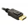 DisplayPort-kaapeli DeLOCK 82423 1 m uros-uros musta