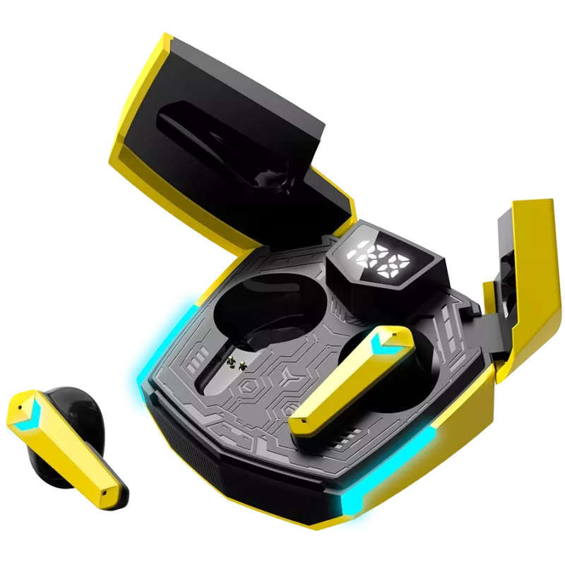 Canyon GTWS-2 kuulokkeet langaton korvakoukku Gaming USB Type-C Bluetooth lataustelakka keltainen (CND-GTWS2Y)