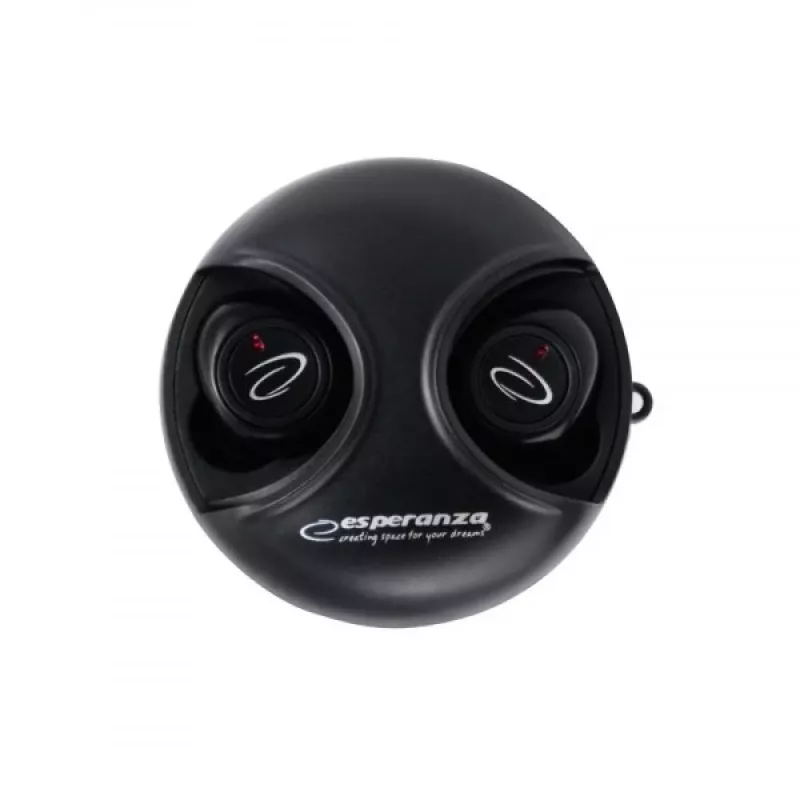 Esperanza EH228K kuulokkeet/headset langaton nappikuulokkeet puhelut/musiikki Micro-USB Bluetooth musta