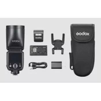 Godox V100-C salama Canonille, musta