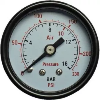 Painemittari Aerotec malli 9415451 — 1/4 tuuman ulkokierre