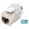 Digitus modulaarinen patch-paneeli 24-porttia DN-91410-24 RJ-45 Cat6a harmaa